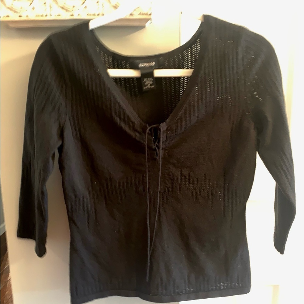 Express Black Women's Blouse - SZ M